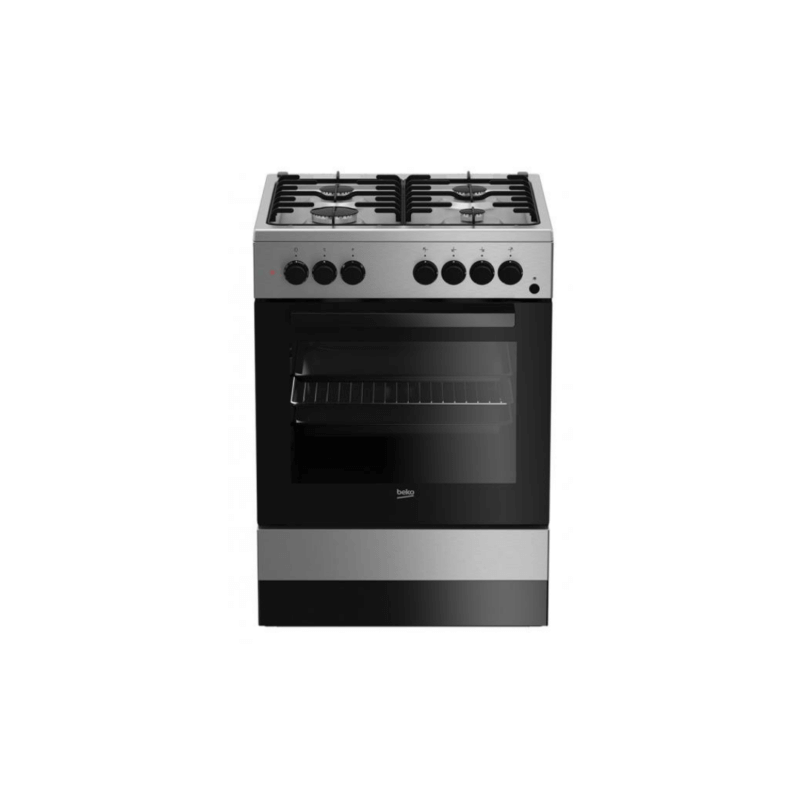Beko Freestanding Gas Oven With 4 Gas Burners 67L BFSGT62111DSL