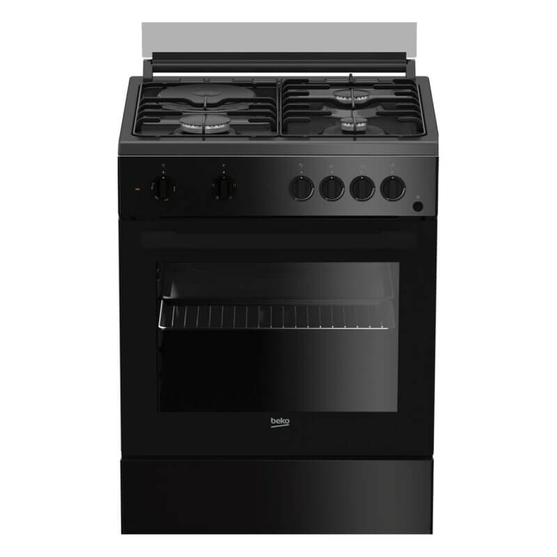 Beko Freestanding Oven With 1 Hot Plate And 3 Gas Burners 72L BFSST63110DBL Dinapala Group of