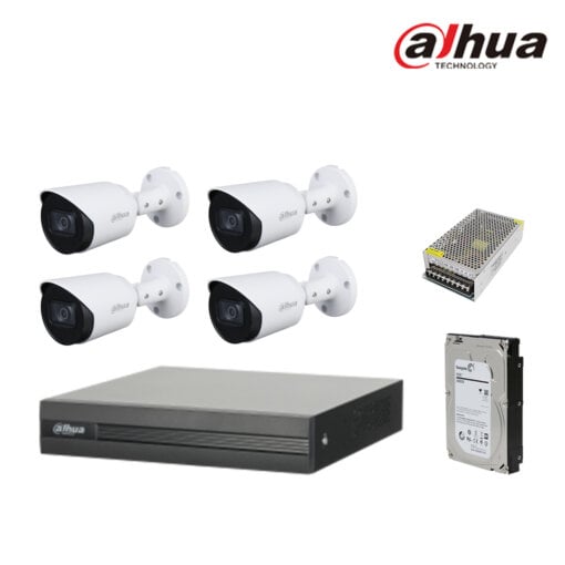 Dahua Security Camera system with installation [04 Camera Pack