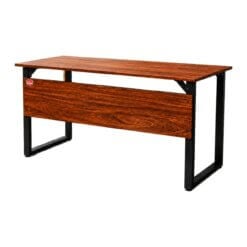 Foldable Steel Base Melamine Table 5&prime; * 2&prime;.6&Prime; * 2&prime;.6&Prime; (With Modesty) SFSBM-1500/WM