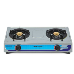 Innovex Two Burner Gas Stove - Stainless Steel IGS006